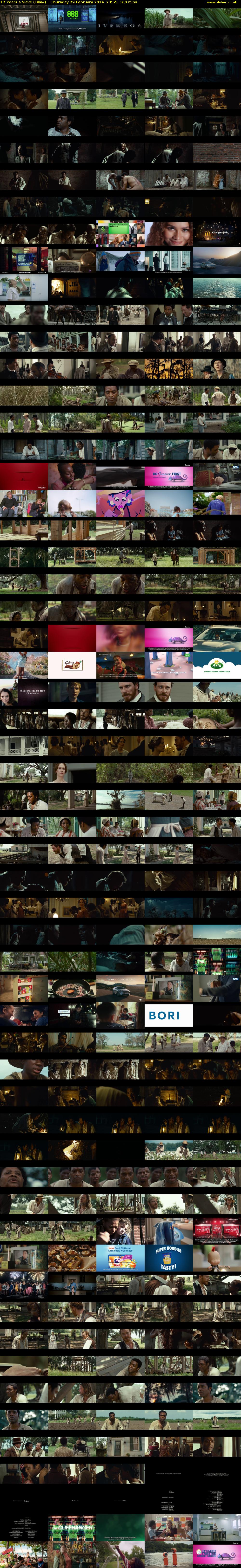12 Years a Slave (Film4) Thursday 29 February 2024 23:55 - 02:35
