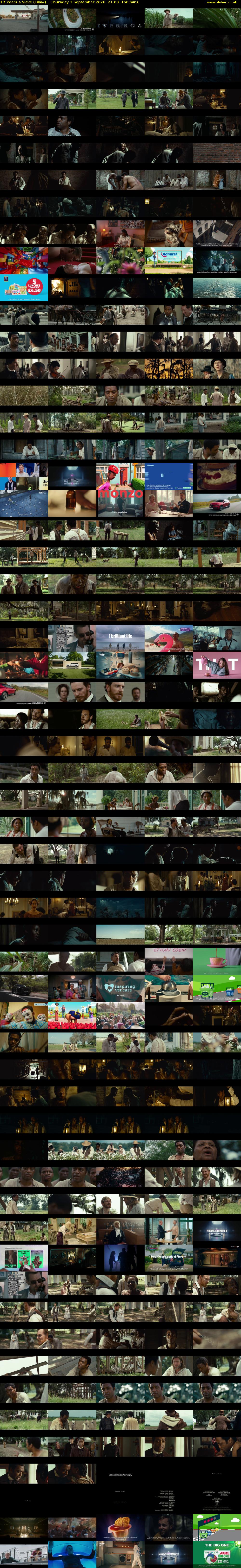 12 Years a Slave (Film4) Thursday 3 September 2026 21:00 - 23:40