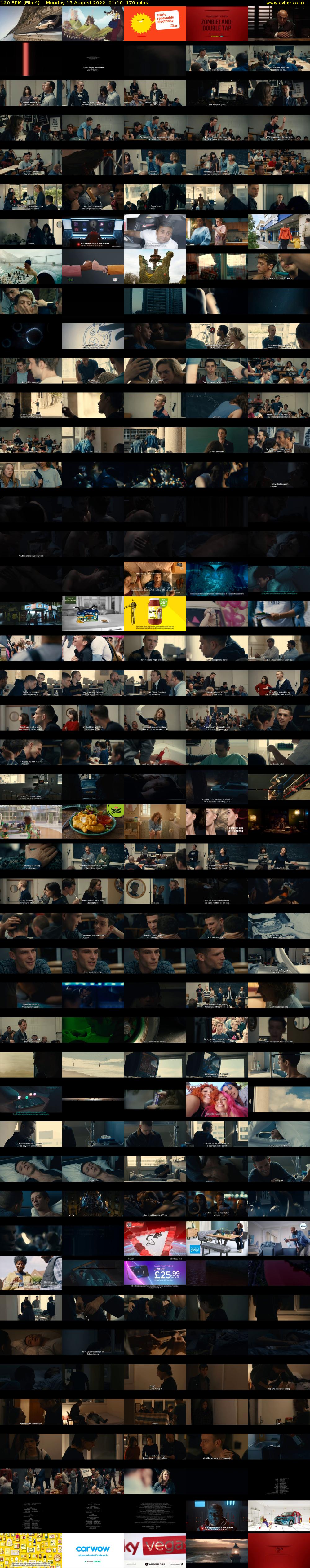 120 BPM (Film4) Monday 15 August 2022 01:10 - 04:00