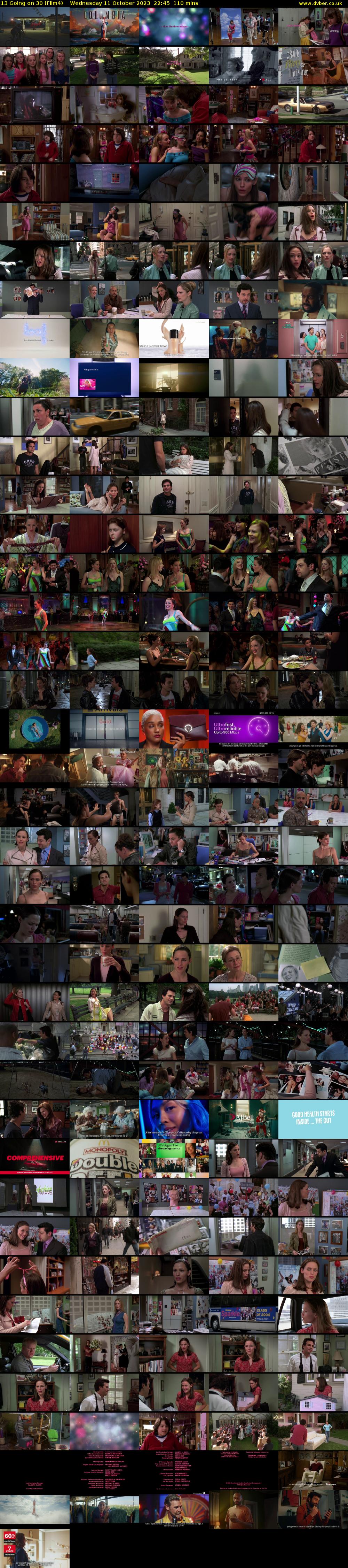 13 Going on 30 (Film4) Wednesday 11 October 2023 22:45 - 00:35