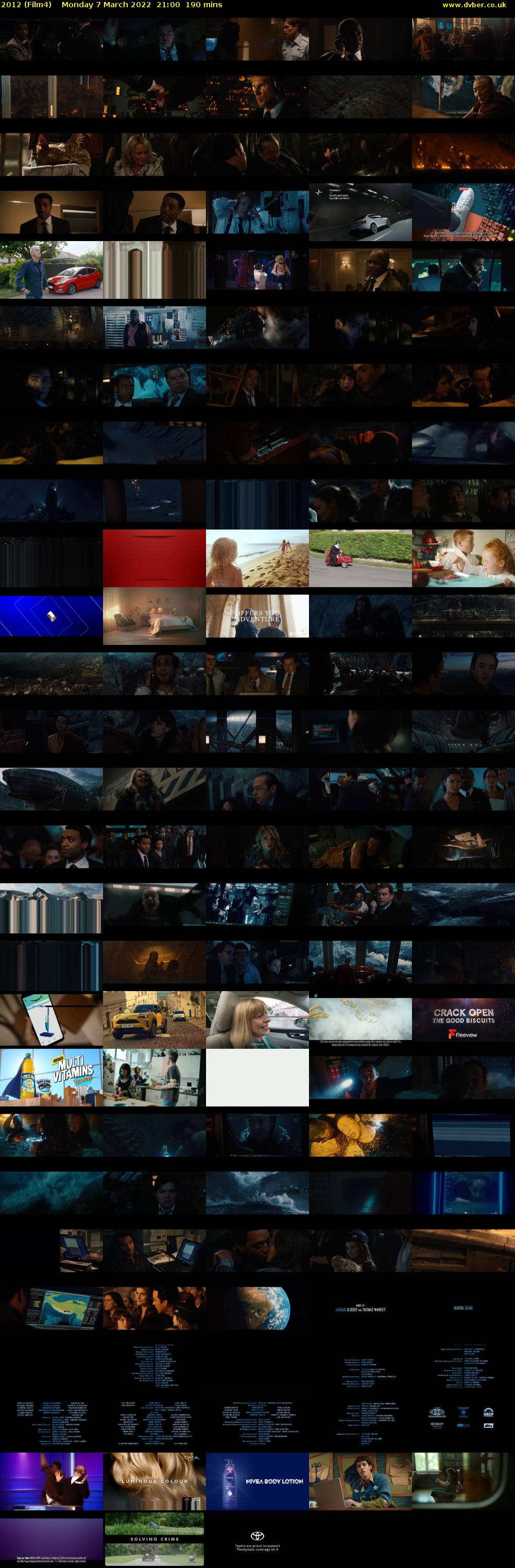 2012 (Film4) Monday 7 March 2022 21:00 - 00:10