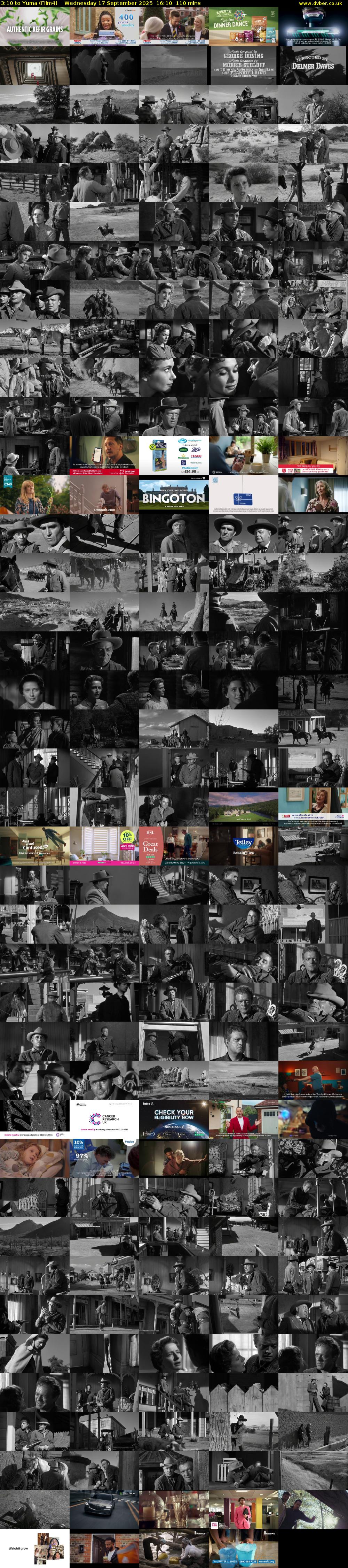 3:10 to Yuma (Film4) Wednesday 17 September 2025 16:10 - 18:00