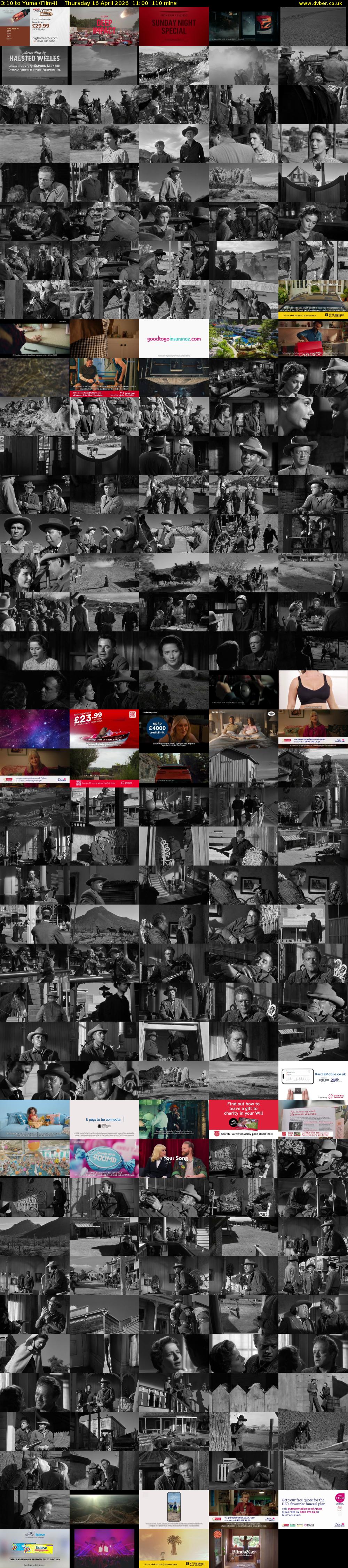 3:10 to Yuma (Film4) Thursday 16 April 2026 11:00 - 12:50