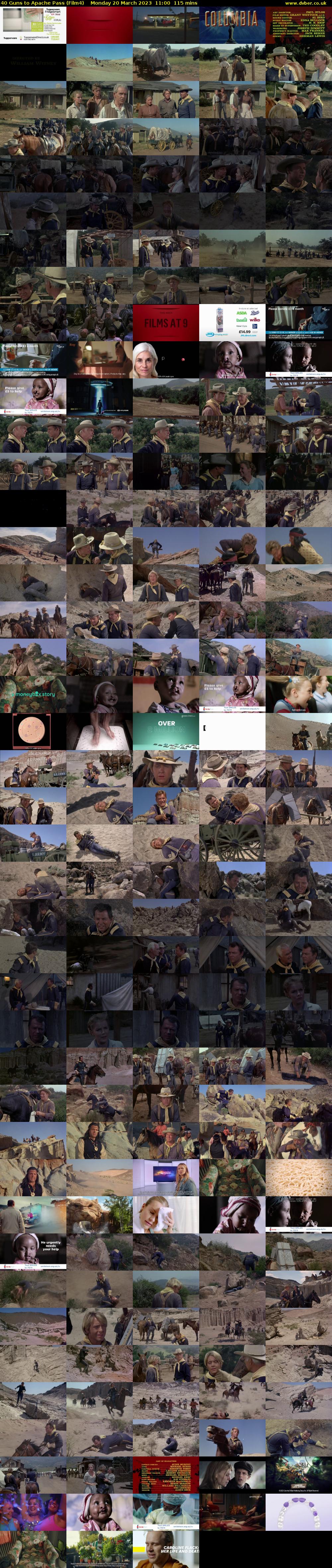 40 Guns to Apache Pass (Film4) Monday 20 March 2023 11:00 - 12:55
