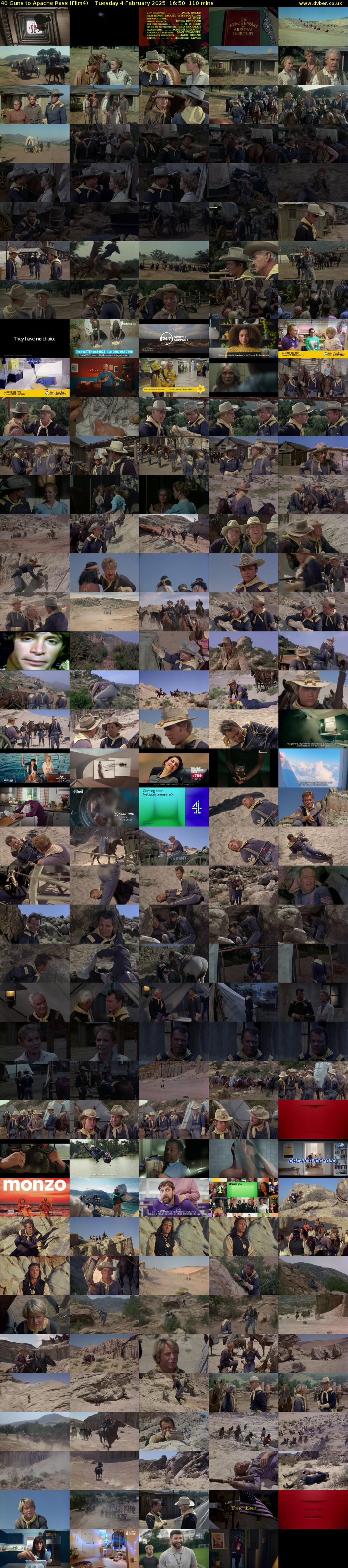 40 Guns to Apache Pass (Film4) Tuesday 4 February 2025 16:50 - 18:40