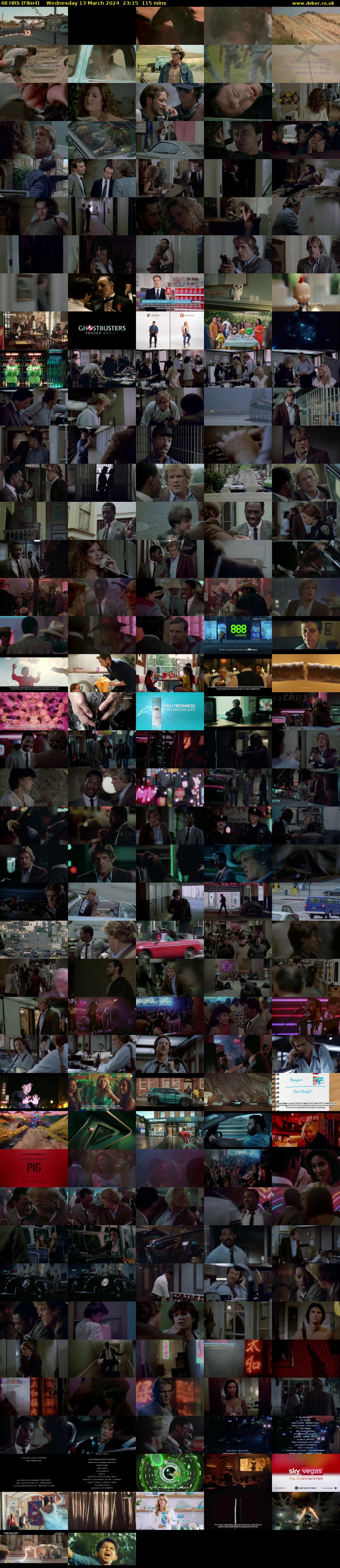 48 HRS (Film4) Wednesday 13 March 2024 23:15 - 01:10