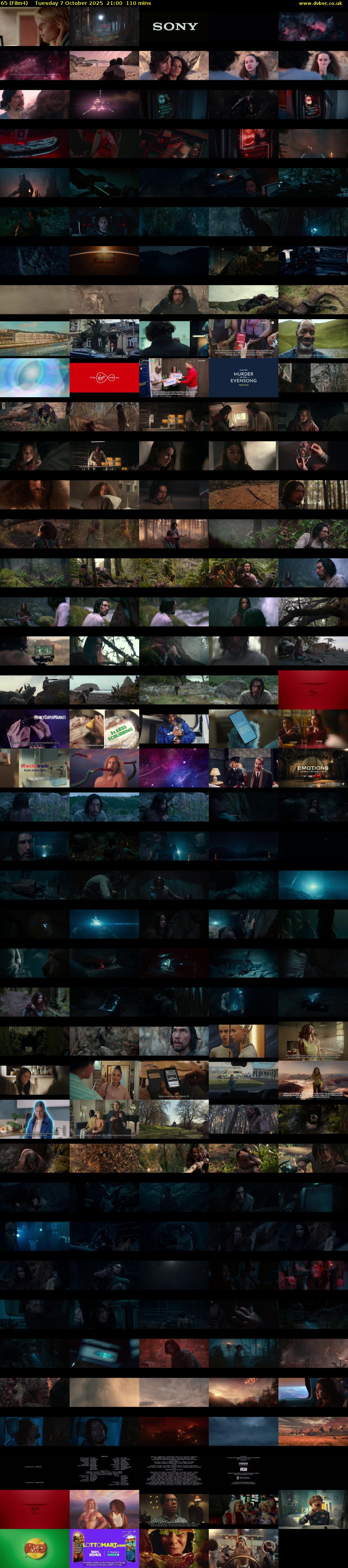 65 (Film4) Tuesday 7 October 2025 21:00 - 22:50