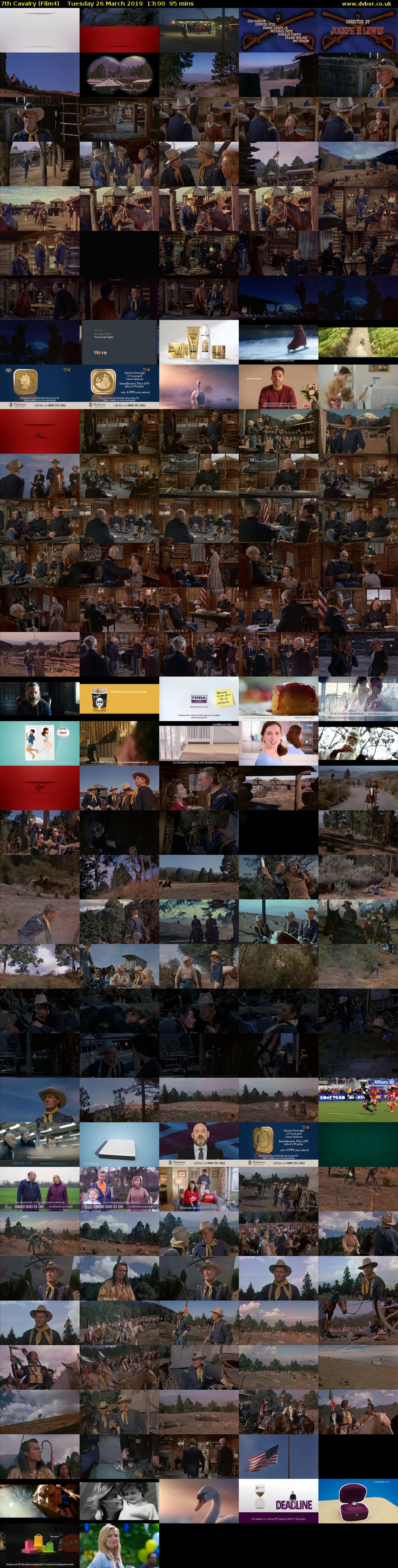 7th Cavalry (Film4) Tuesday 26 March 2019 13:00 - 14:35