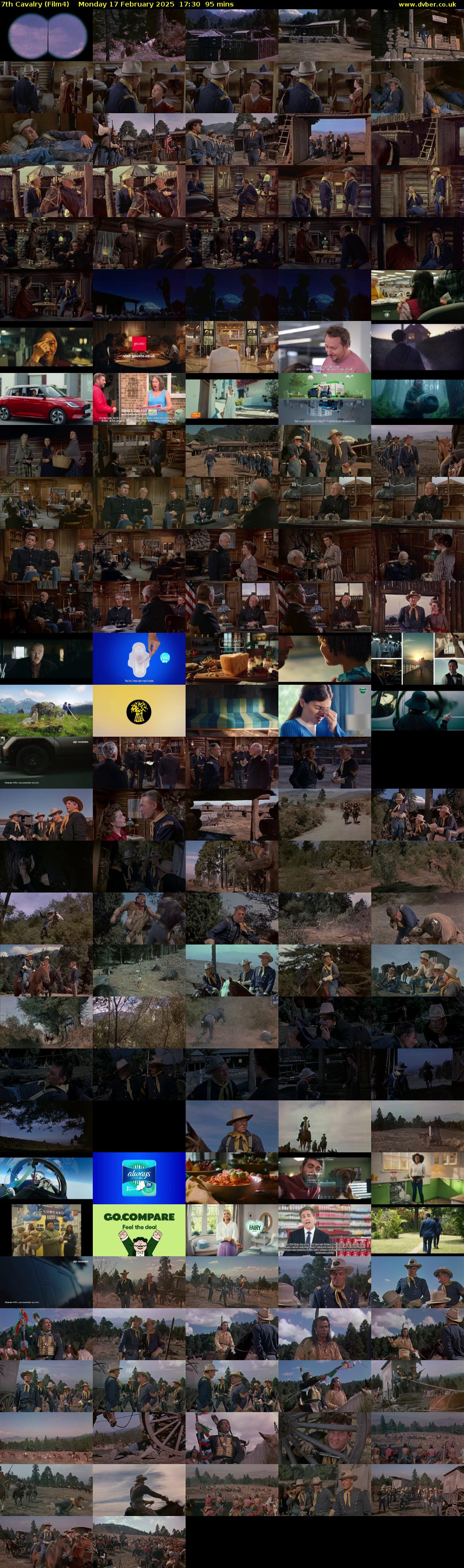 7th Cavalry (Film4) Monday 17 February 2025 17:30 - 19:05