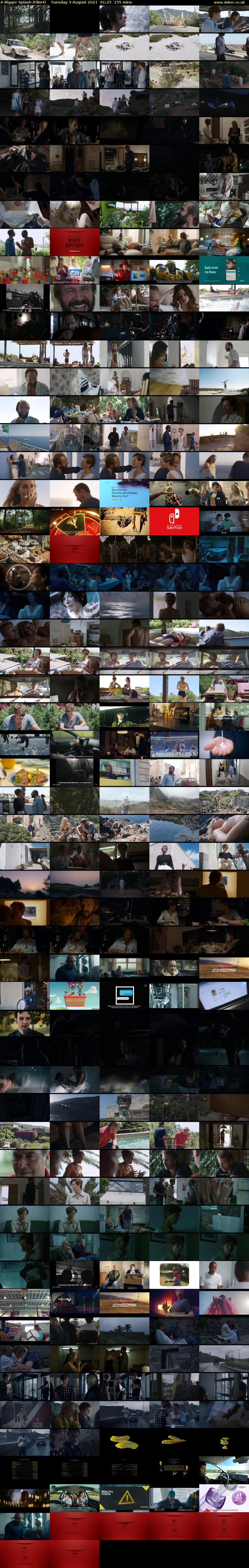 A Bigger Splash (Film4) Tuesday 3 August 2021 01:25 - 04:00
