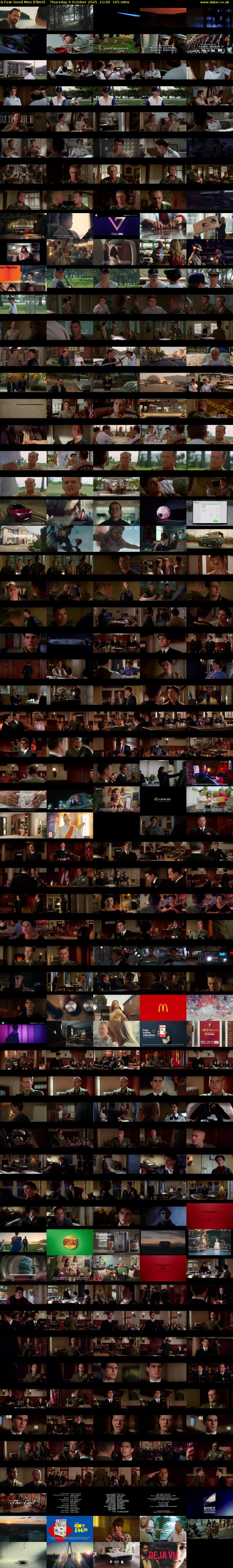 A Few Good Men (Film4) Thursday 9 October 2025 21:00 - 23:45