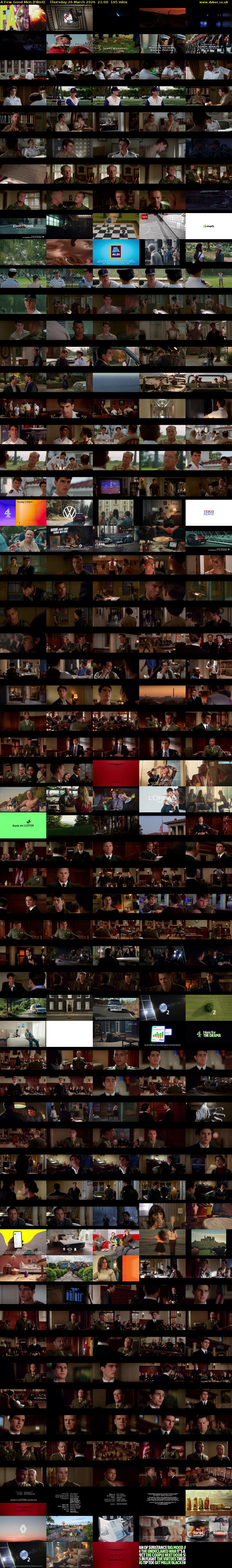A Few Good Men (Film4) Thursday 26 March 2026 21:00 - 23:45