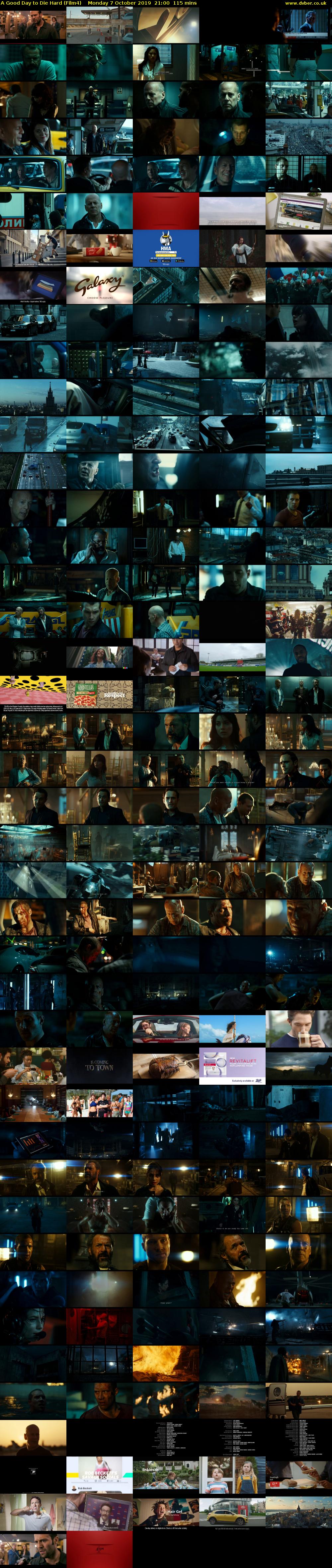 A Good Day to Die Hard (Film4) Monday 7 October 2019 21:00 - 22:55