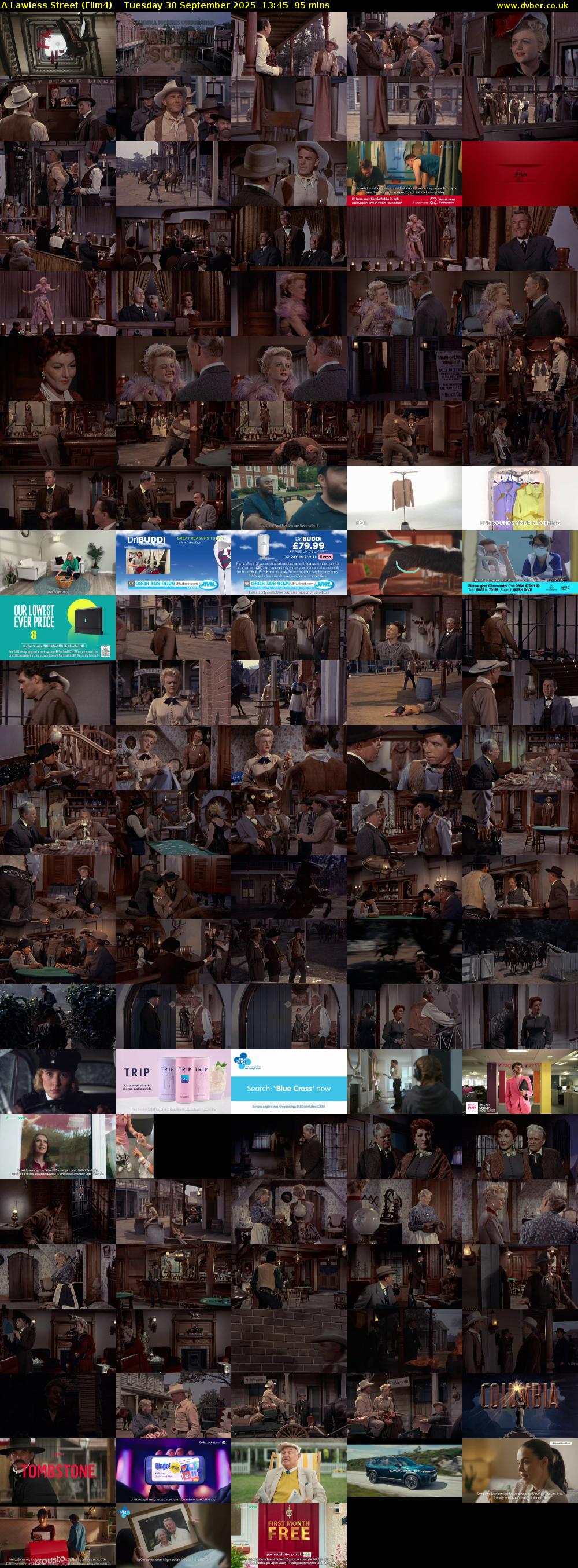 A Lawless Street (Film4) Tuesday 30 September 2025 13:45 - 15:20