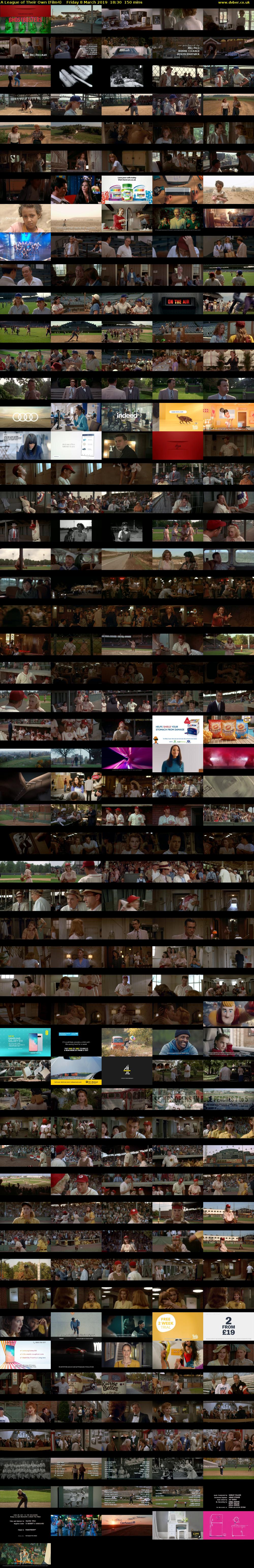 A League of Their Own (Film4) Friday 8 March 2019 18:30 - 21:00