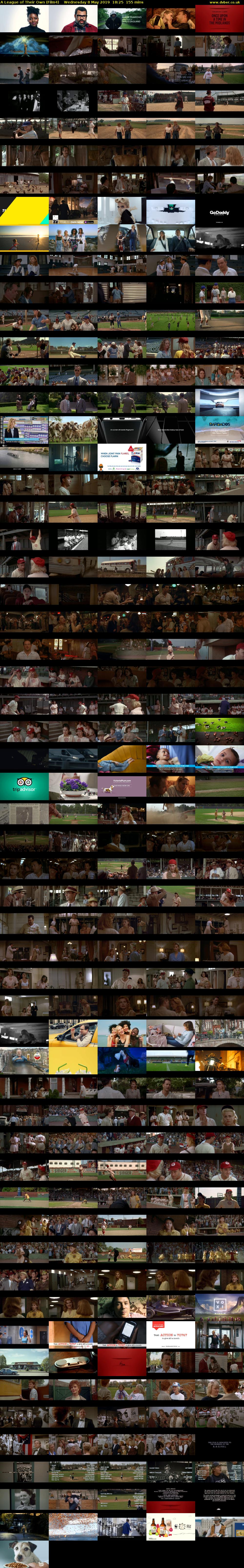 A League of Their Own (Film4) Wednesday 8 May 2019 18:25 - 21:00