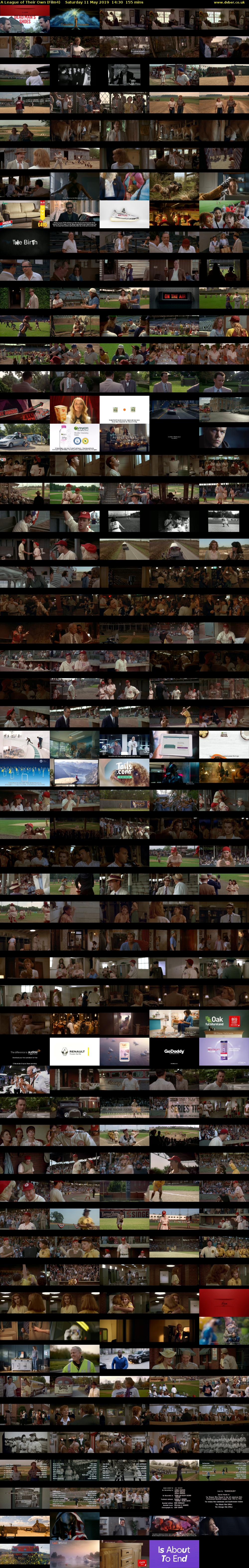 A League of Their Own (Film4) Saturday 11 May 2019 14:30 - 17:05