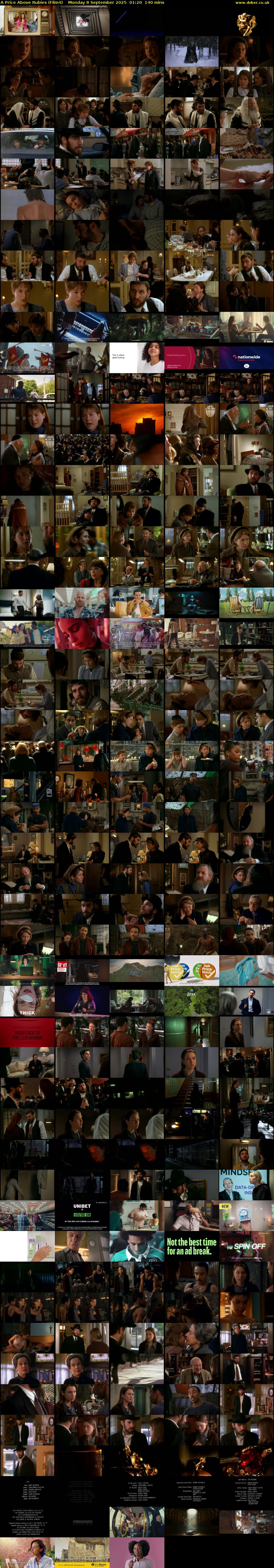 A Price Above Rubies (Film4) Monday 8 September 2025 01:20 - 03:40