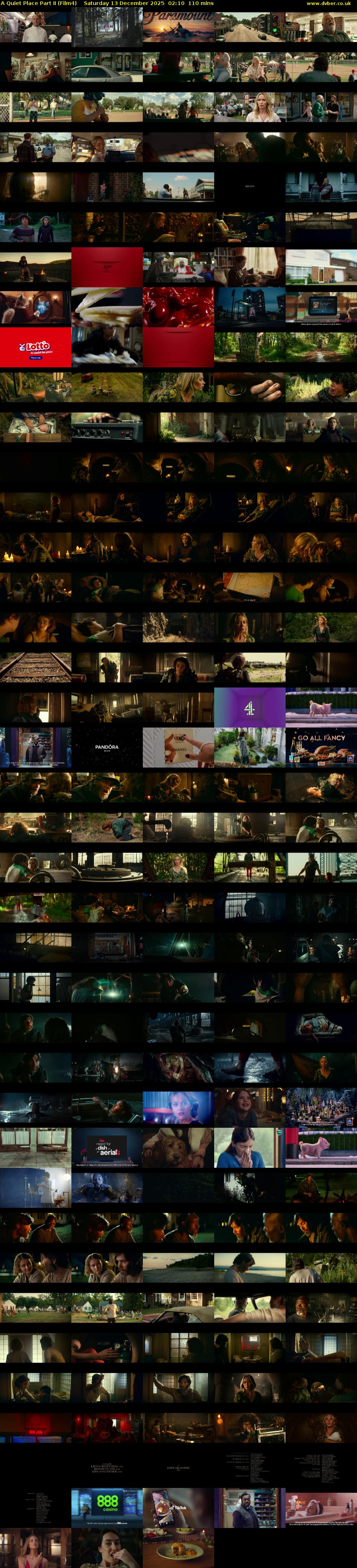 A Quiet Place Part II (Film4) Saturday 13 December 2025 02:10 - 04:00