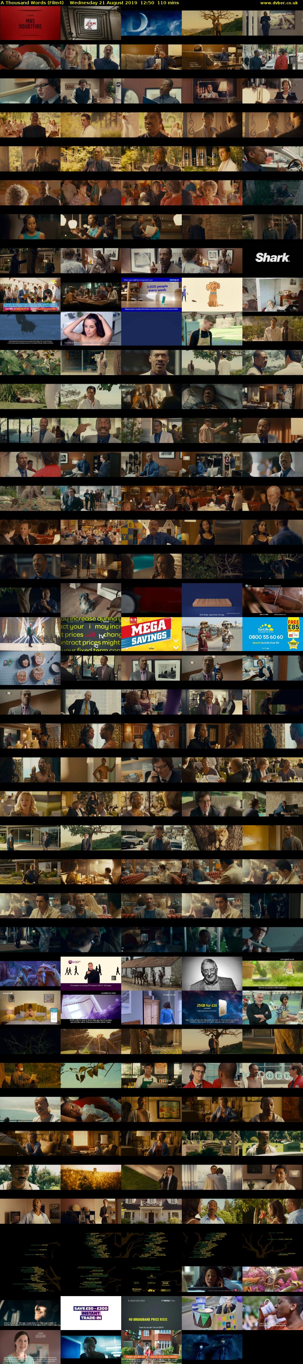 A Thousand Words (Film4) Wednesday 21 August 2019 12:50 - 14:40