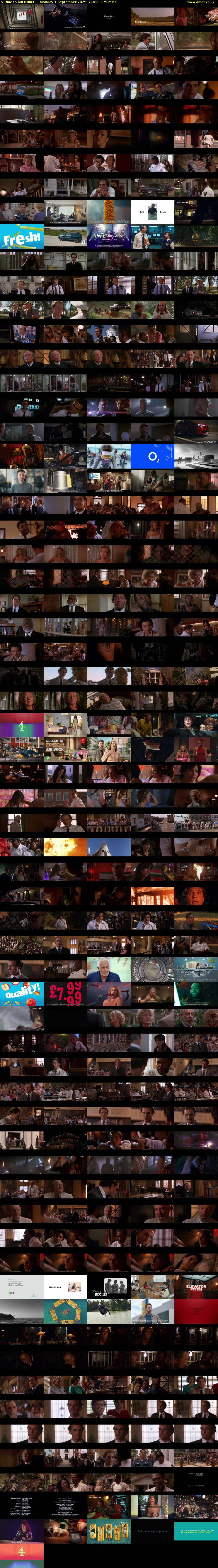 A Time to Kill (Film4) Monday 1 September 2025 21:00 - 23:55