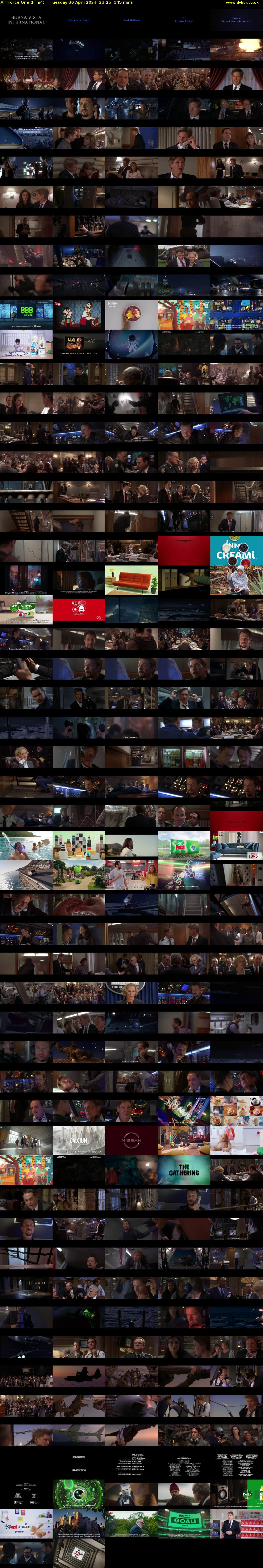 Air Force One (Film4) Tuesday 30 April 2024 23:25 - 01:50