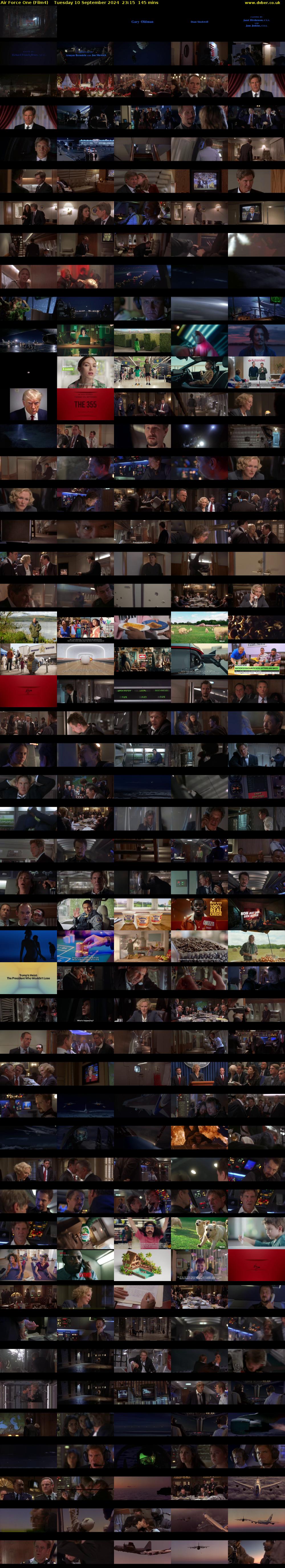 Air Force One (Film4) Tuesday 10 September 2024 23:15 - 01:40
