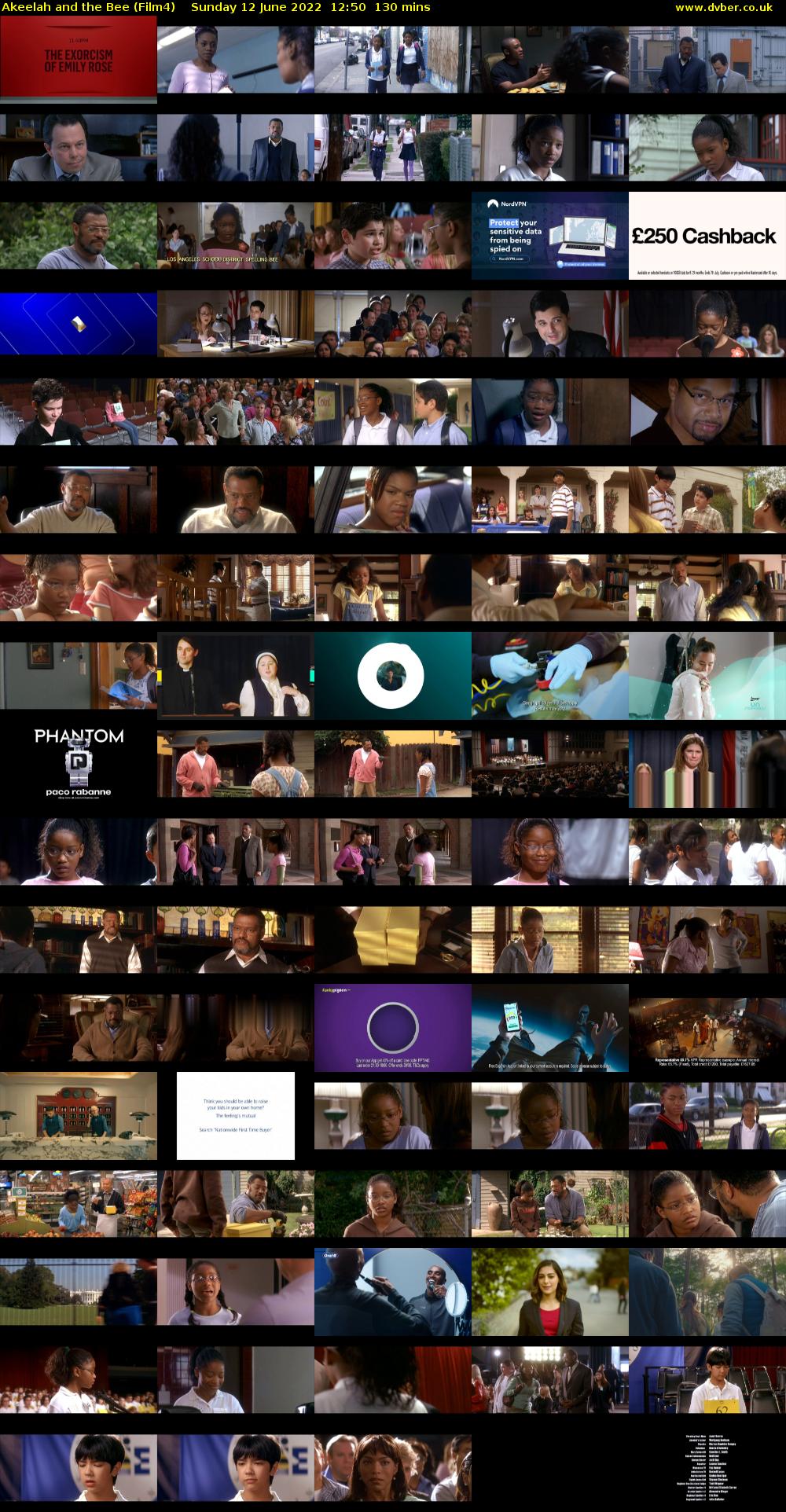 Akeelah and the Bee (Film4) Sunday 12 June 2022 12:50 - 15:00