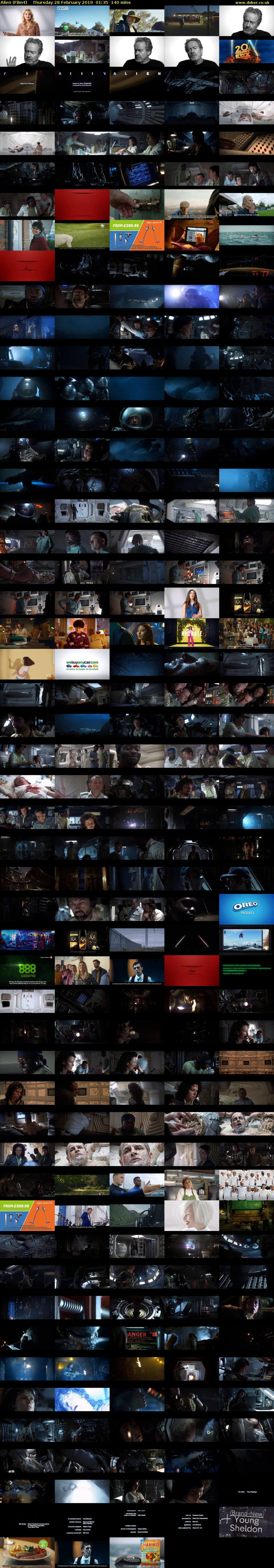 Alien (Film4) Thursday 28 February 2019 01:35 - 03:55
