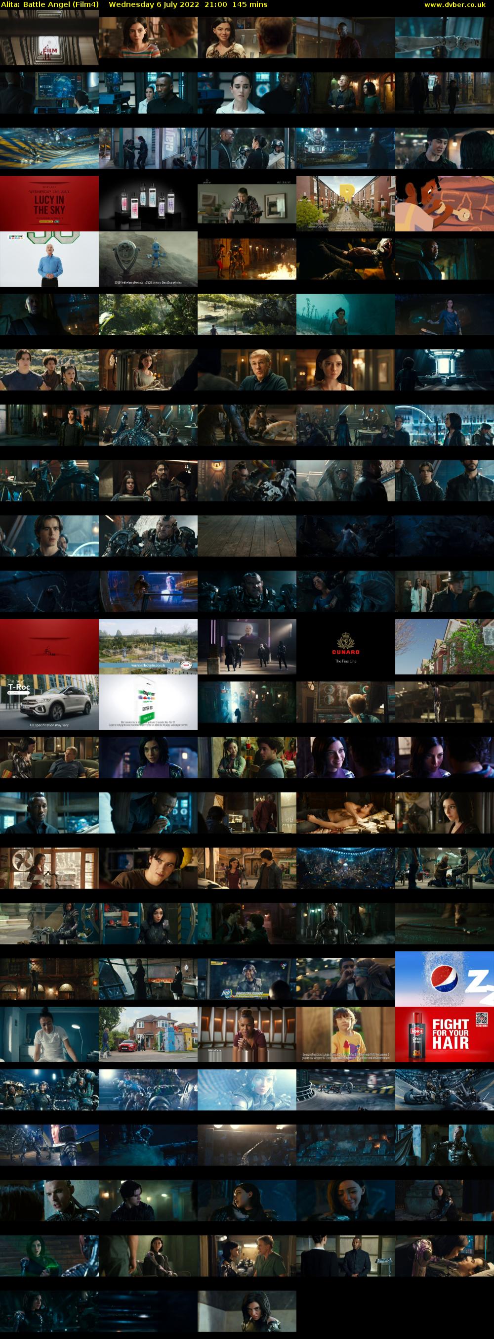 Alita: Battle Angel (Film4) Wednesday 6 July 2022 21:00 - 23:25