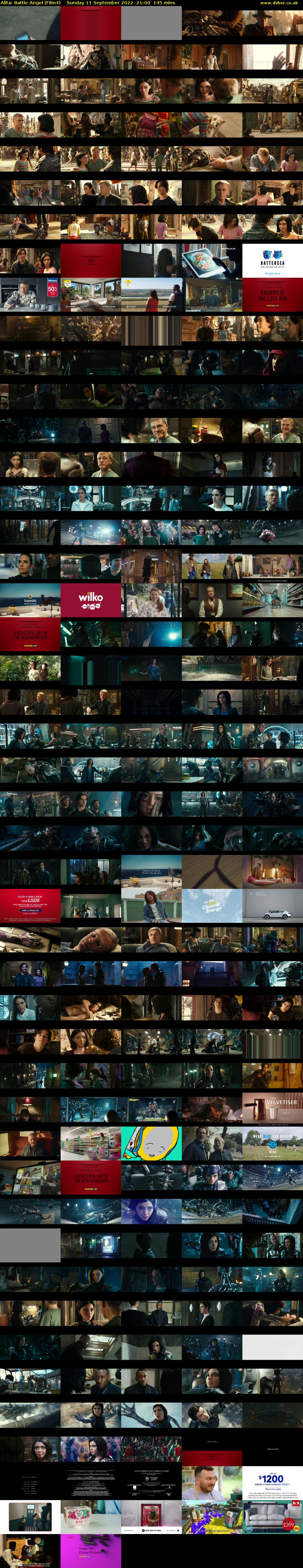 Alita: Battle Angel (Film4) Sunday 11 September 2022 21:00 - 23:25