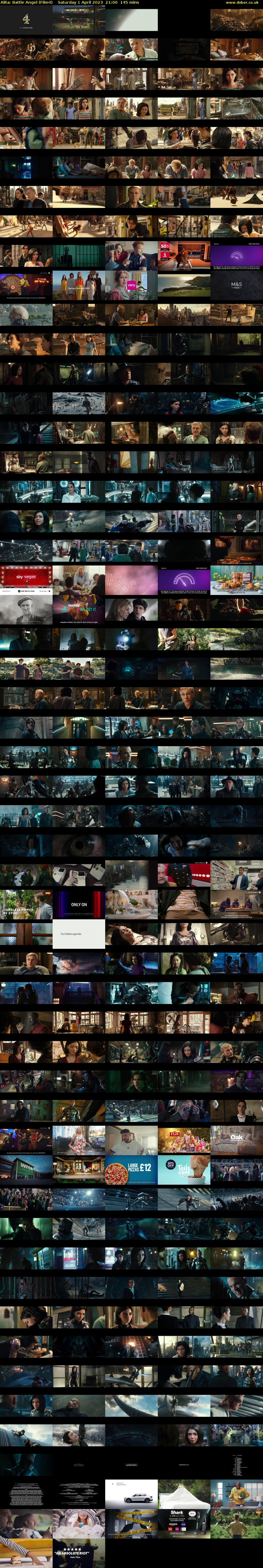 Alita: Battle Angel (Film4) Saturday 1 April 2023 21:00 - 23:25