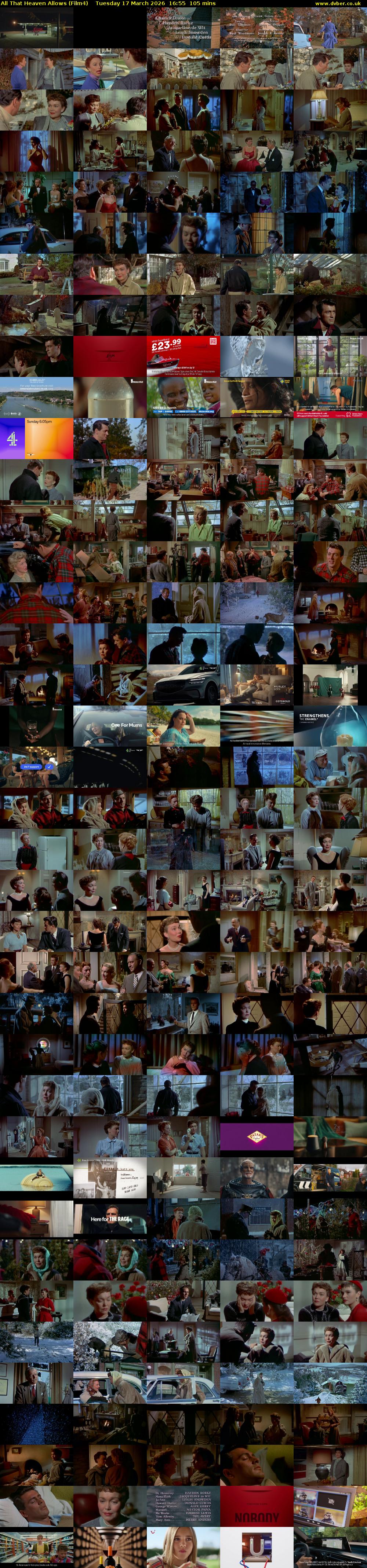 All That Heaven Allows (Film4) Tuesday 17 March 2026 16:55 - 18:40