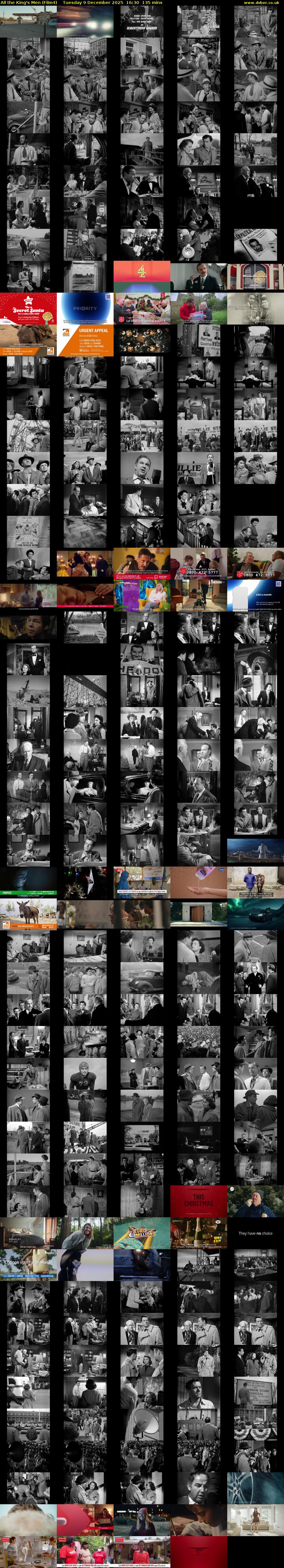 All the King's Men (Film4) Tuesday 9 December 2025 16:30 - 18:45