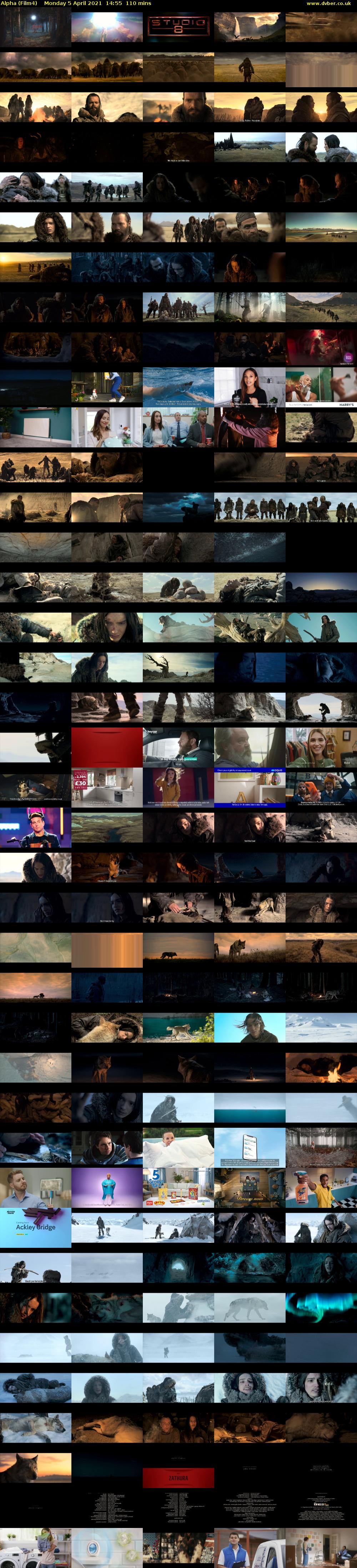 Alpha (Film4) Monday 5 April 2021 14:55 - 16:45