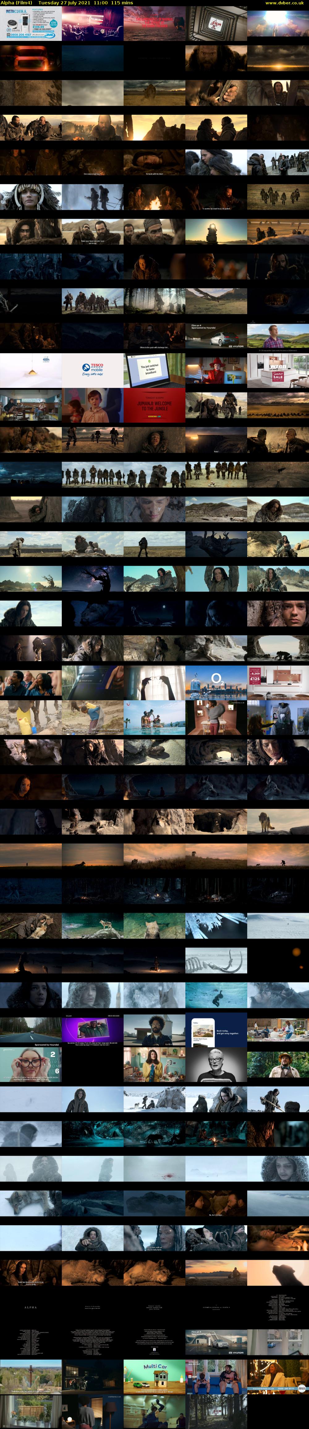 Alpha (Film4) Tuesday 27 July 2021 11:00 - 12:55