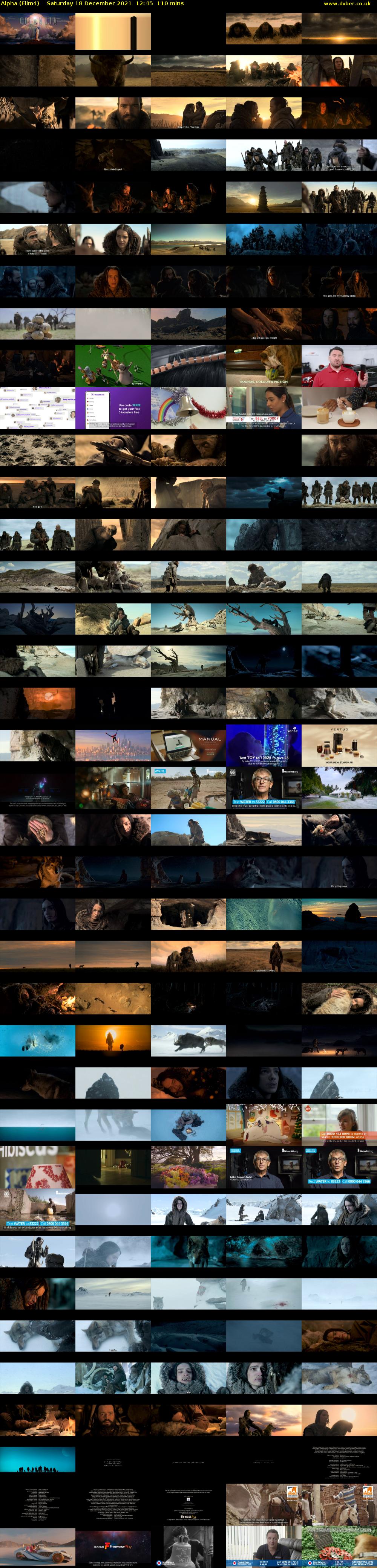 Alpha (Film4) Saturday 18 December 2021 12:45 - 14:35