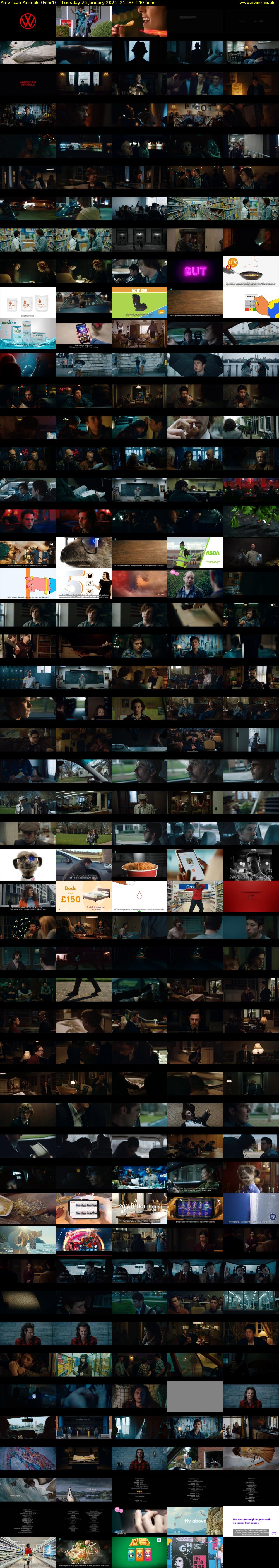 American Animals (Film4) Tuesday 26 January 2021 21:00 - 23:20