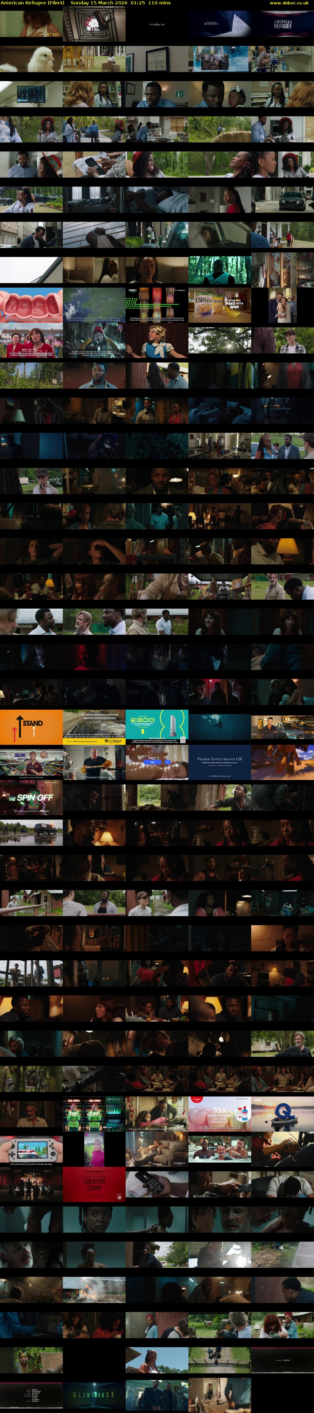 American Refugee (Film4) Sunday 15 March 2026 01:25 - 03:15