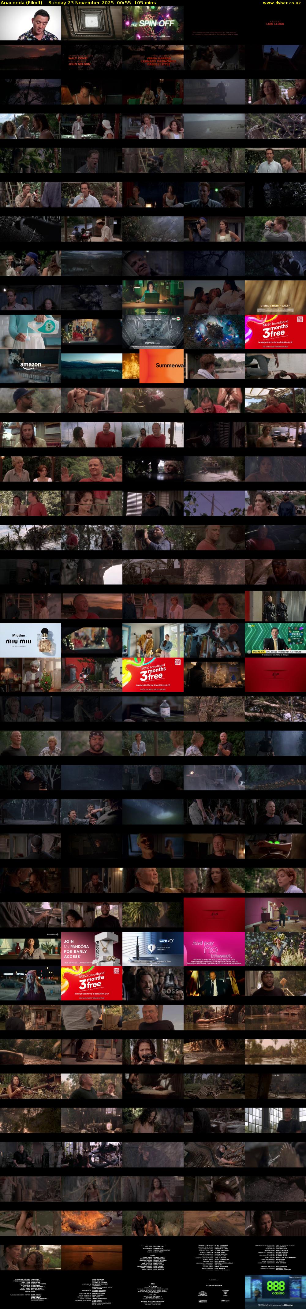Anaconda (Film4) Sunday 23 November 2025 00:55 - 02:40