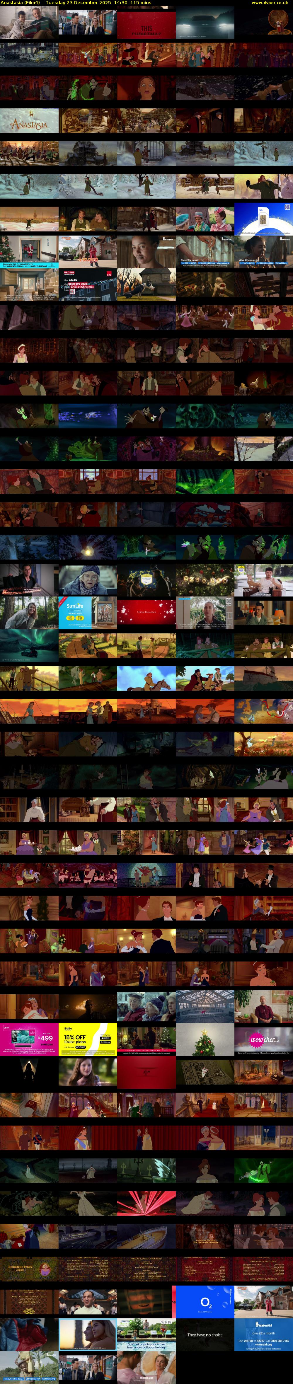 Anastasia (Film4) Tuesday 23 December 2025 14:30 - 16:25