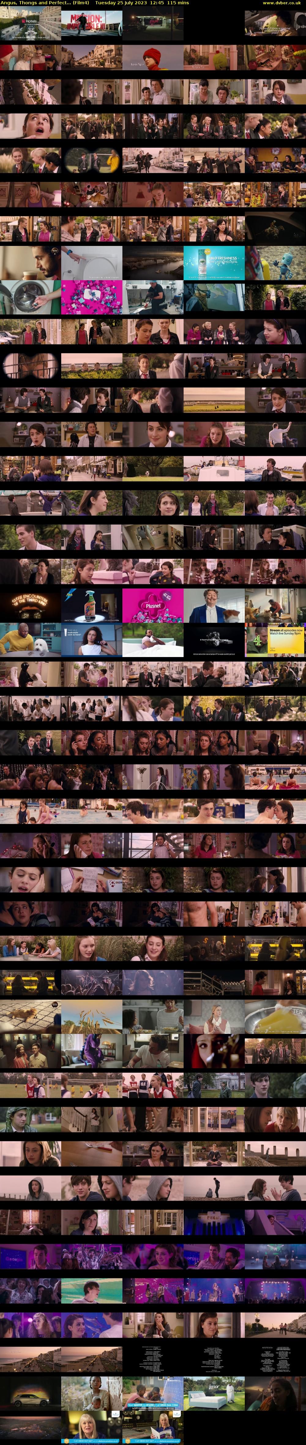 Angus, Thongs and Perfect... (Film4) Tuesday 25 July 2023 12:45 - 14:40