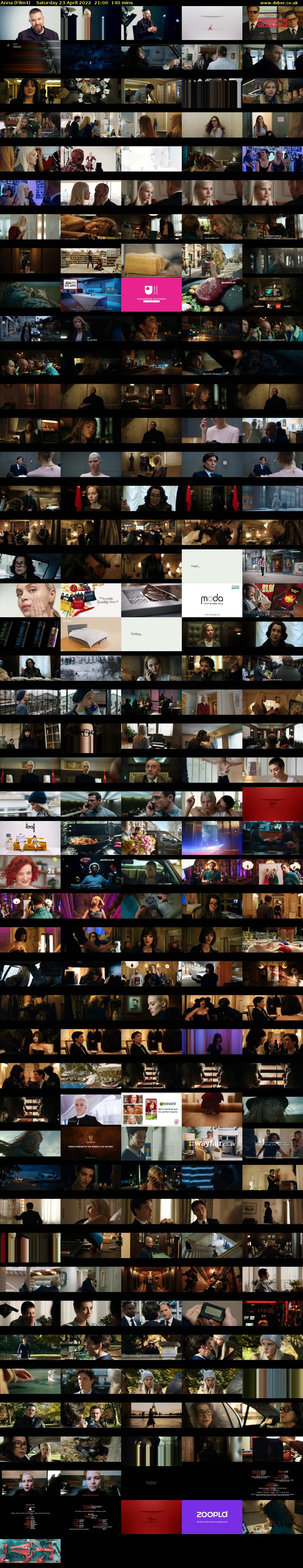 Anna (Film4) Saturday 23 April 2022 21:00 - 23:20