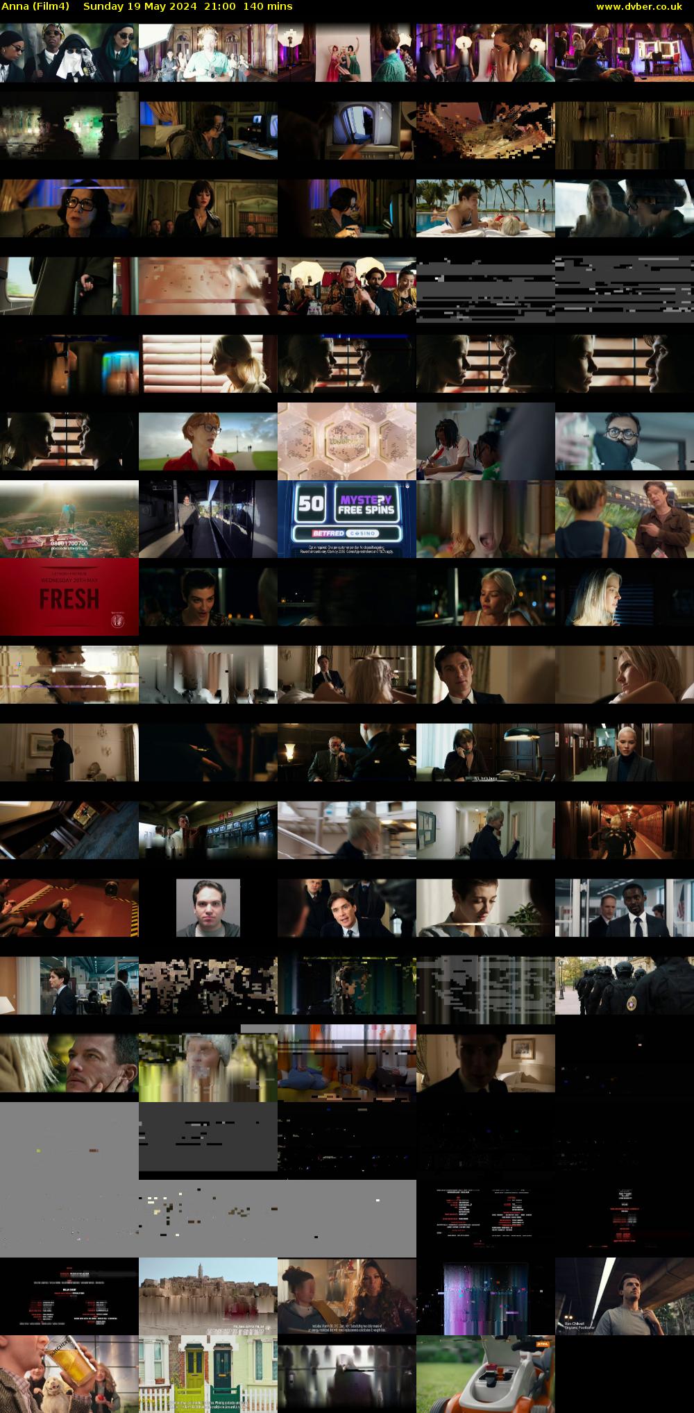 Anna (Film4) Sunday 19 May 2024 21:00 - 23:20