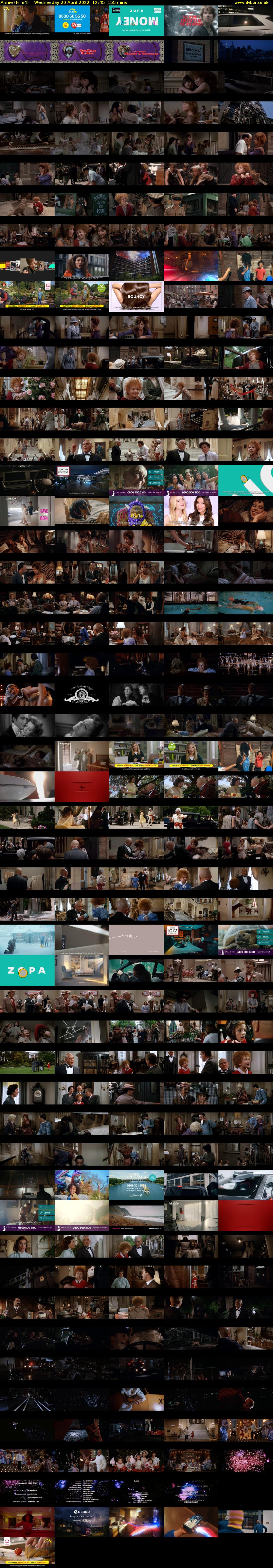 Annie (Film4) Wednesday 20 April 2022 12:45 - 15:20