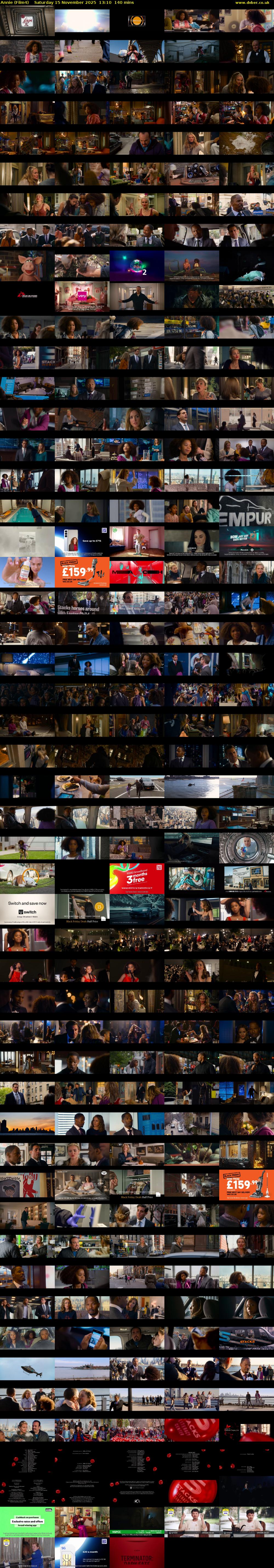 Annie (Film4) Saturday 15 November 2025 13:10 - 15:30