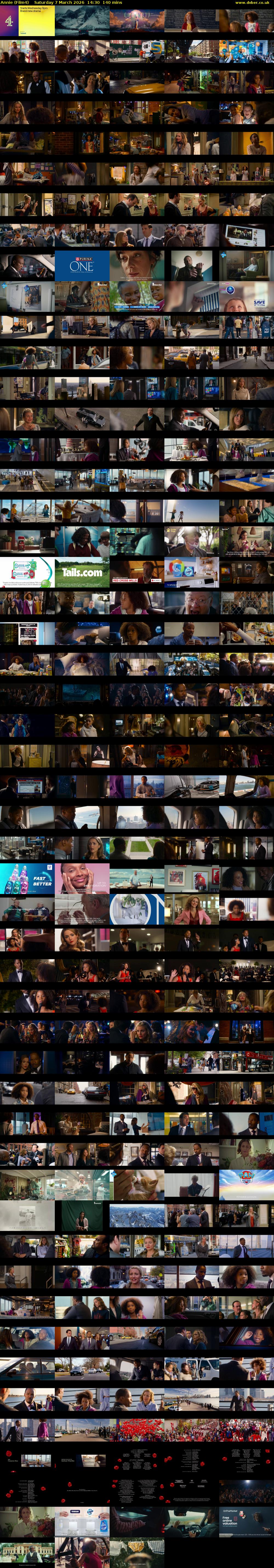 Annie (Film4) Saturday 7 March 2026 14:30 - 16:50