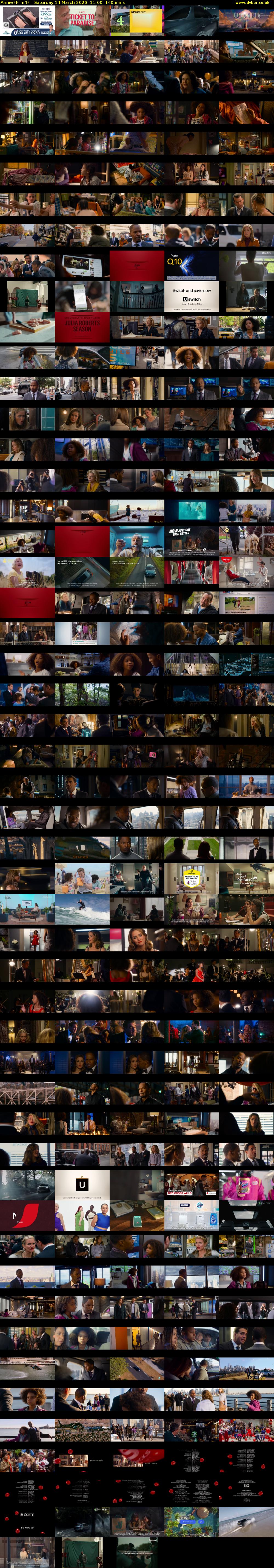 Annie (Film4) Saturday 14 March 2026 11:00 - 13:20