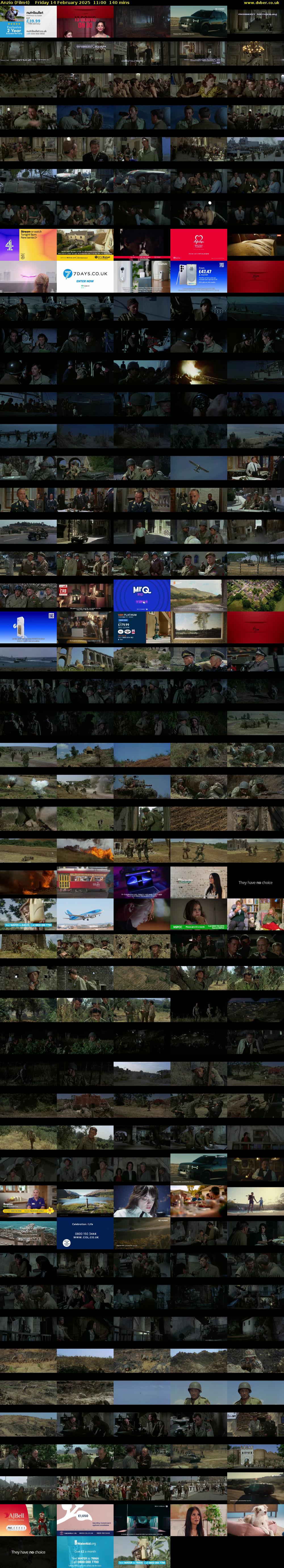 Anzio (Film4) Friday 14 February 2025 11:00 - 13:20