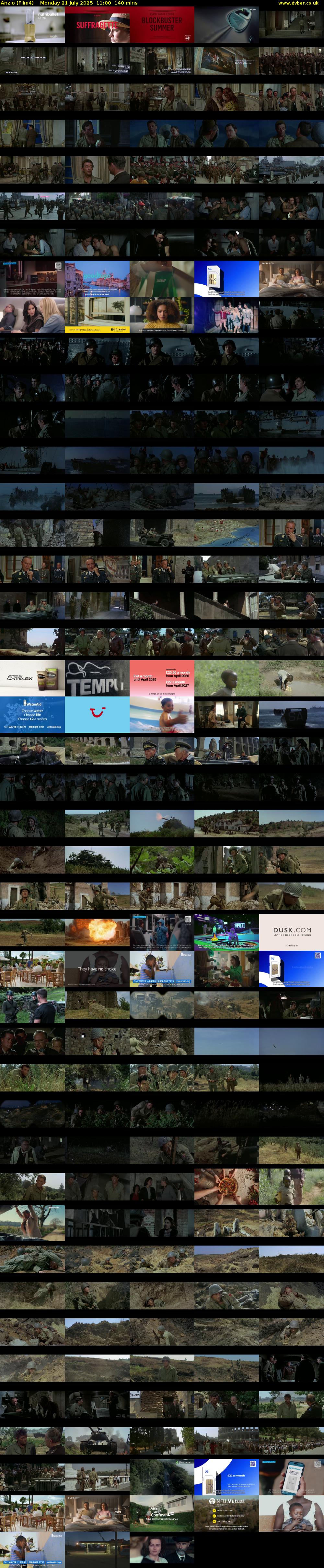 Anzio (Film4) Monday 21 July 2025 11:00 - 13:20